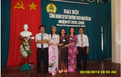 Trường Nguyễn Du tổ chức ĐH Công đoàn cơ sở